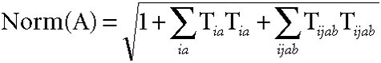 Fully Normalized Wavefunction